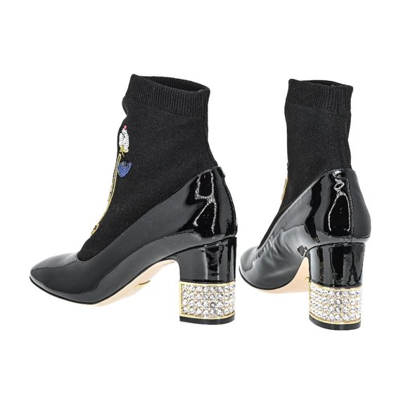 Gucci Candy Crystals and Embroidered Flowers Booties - Picture 3 of 8
